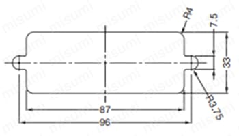 LAMP ステンレス鋼製 埋込取手 HH-DS114型 | スガツネ工業 | MISUMI