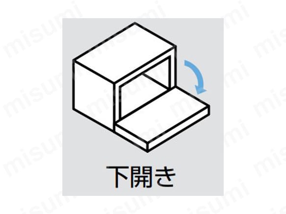 LAMP ソフトダウンステー NSDX-10（R／L）K 使用例2