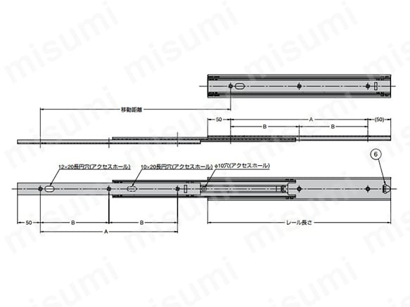 スライドレール CBL-RA41:関連画像