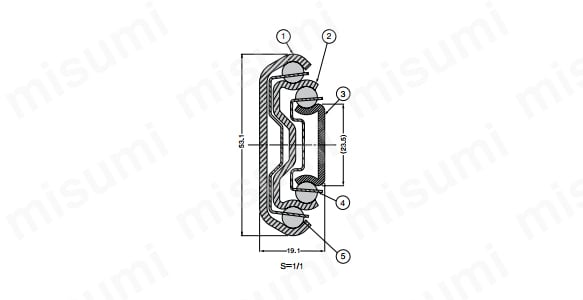 Accuride スライドレール C3617 重量用:関連画像