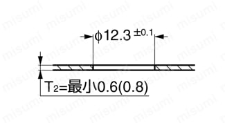 カムロックファスナー 255F型・155F型 小型ボタンタイプ 使用例_ストレート穴1