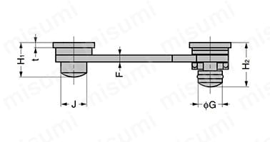 LAMP ステンレス鋼製 打掛（鏡面仕上） BLT型 | スガツネ工業 | MISUMI