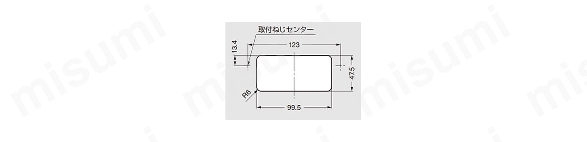 掘込引手_HH-PS99 取付加工図