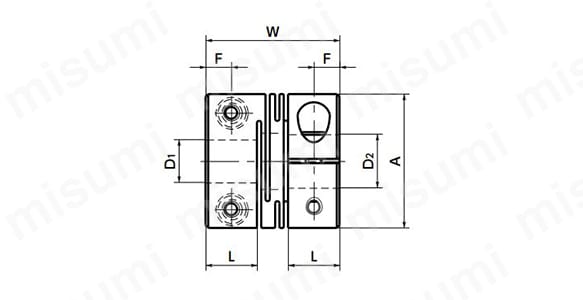 MWS-Cの寸法図