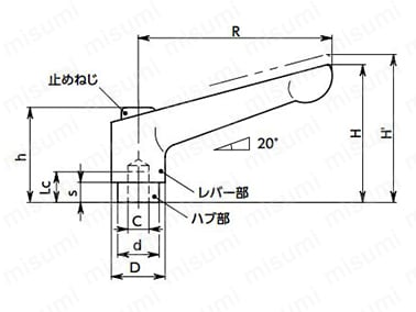 LDRの形状図