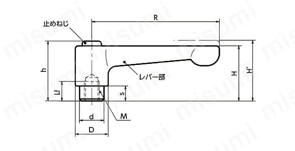 LHFの寸法図