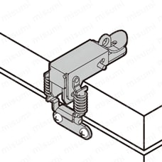 LAMP ステンレス鋼製コーナーファスナー STF-C64A ばね付・STF-C64B ばねなし Alt: 製品仕様2