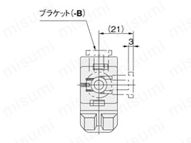 FN100シリーズの寸法図 単位 : mm