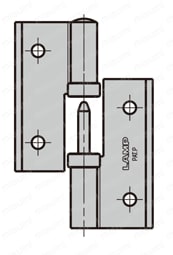 クリーンヒンジ HG-CV-65N型 抜き差しタイプ PAT 外形図03