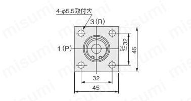 125Pの寸法図