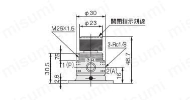 125HOの寸法図