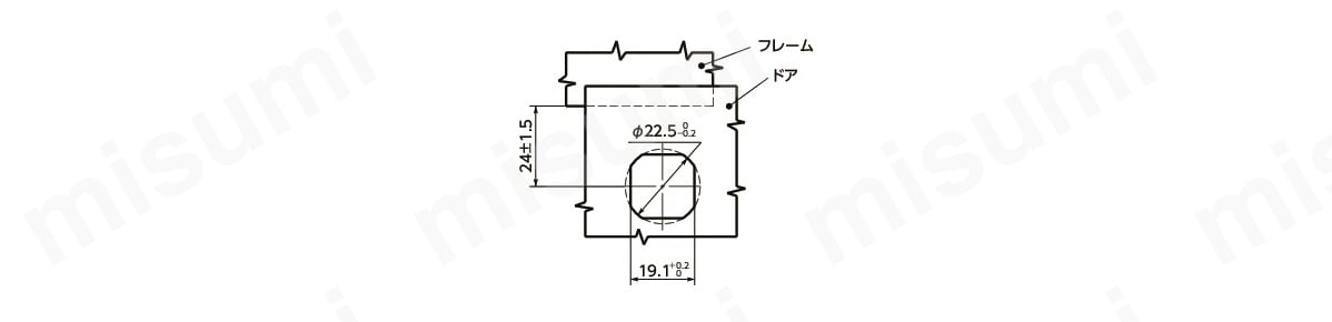 バイスアクションラッチ ラージサイズ E3 鍋屋バイテック MISUMI(ミスミ)