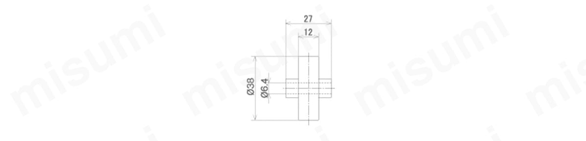 W-38GS-[1501-3000/1]L-[50,75,100,150]P／W-38GS-[150-1500/1]L-[50,75,100,150]P 寸法図（1）