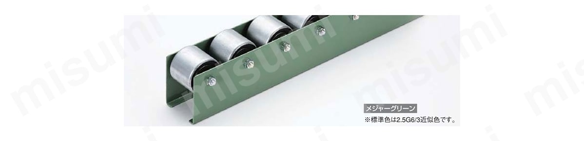 ローラ対応ホイールコンベヤ （W-6050D） 幅50 × φ60.5（外径60.5mm） × 全高101.7mm 商品イメージ