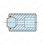 ワークグリッパー ボールユニット（スクリュータイプ） （TBU） TBU-F 12025～16050、TBU-E 12025～16050外形図