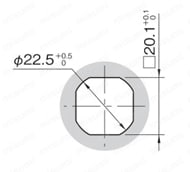 メタル ラッチ （MTL,MTE,MTS） 取付穴図
