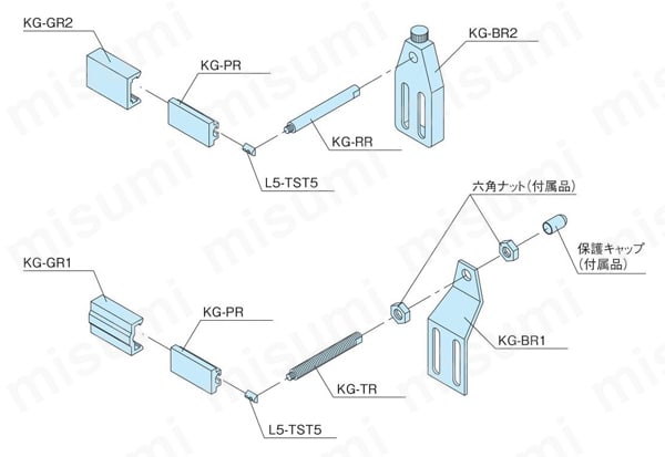 Tナット 5ST 使用例