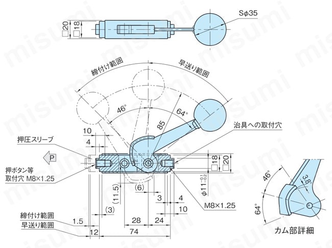 アルネス クランプ （ARN） 外形図