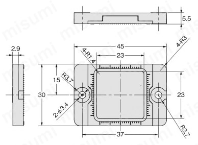 光電センサ・ファイバーセンサ用反射板 | オムロン | MISUMI(ミスミ)