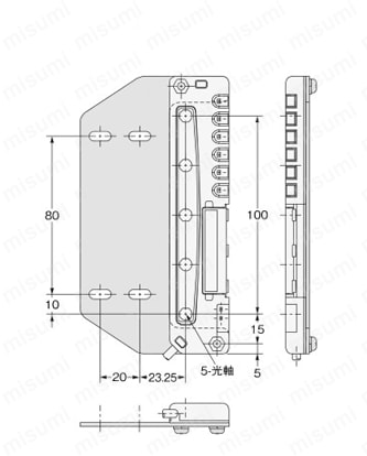 取付金具 【F3W】 外形図4
