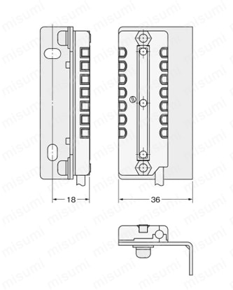 取付金具 【F3W】 外形図8