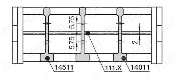エナジーチェーン用 仕切り板（貫通型棚板型） 110:関連画像