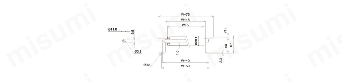 スチール製ローラコンベヤ Mシリーズ（R-3816） | マキテック | MISUMI