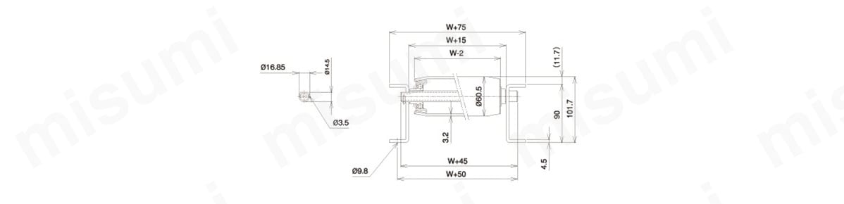 R-6032Nの外形図
