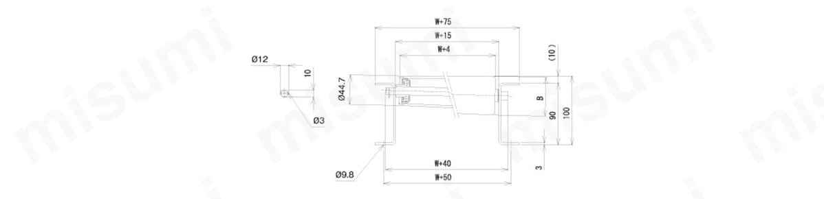 RS-TC900の外形図