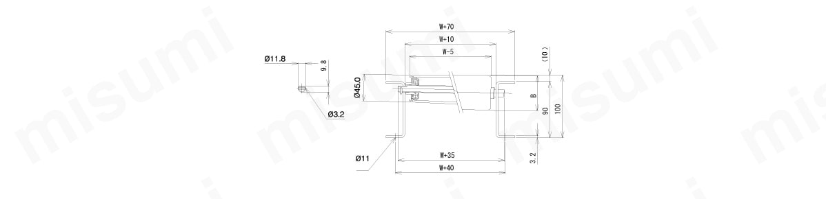 S-TC900の外形図