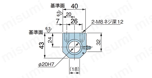 【★大感謝セール】 BTC50 | シフトテーブル（BCタイプ用） | オイレス工業 | MISUMI その他