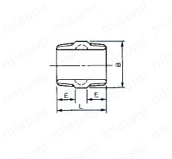 管継手 ニップル 外形図01