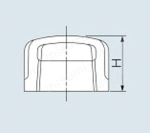 シール剤付き管継手 WS継手 キャップ 外形図