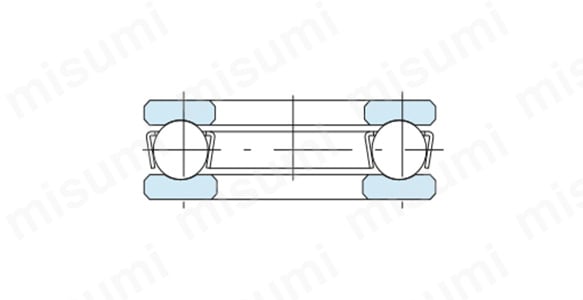 F3-8 | スラスト玉軸受・溝付きスラスト玉軸受 | ＮＳＫマイクロプレシジョン（ＩＳＣ） | MISUMI(ミスミ)