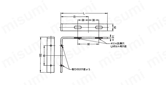 流し下排水L金物:関連画像