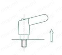 ミニクランプレバー（ステン） MCRS,MCFS 使用例01