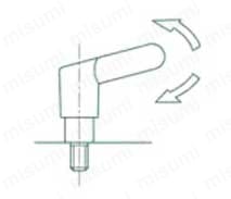 ミニクランプレバー（ステン） MCRS,MCFS 使用例02