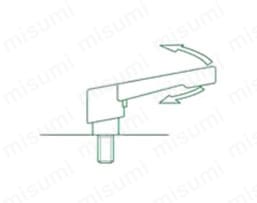 プラスチッククランプレバー VR,VF 使用例2