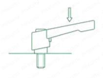 プラスチッククランプレバー ZR,ZF 操作方法3