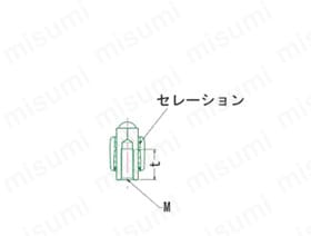 プッシュオフクランプレバー PCM,PC 外形図2