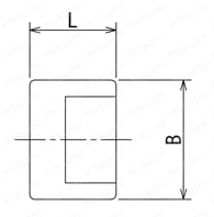 高圧用 さし込み継手 SW CA/キャップ 外形図