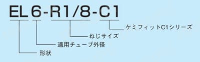 ケミフィットC1シリーズ 90°エルボ EL-C1 選定情報