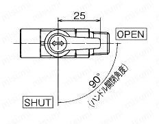 M3-15 | フリーボール M3型 Rねじ×Rねじ | オンダ製作所 | MISUMI(ミスミ)