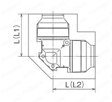 ダブルロックジョイントP WPLSF3型 エルボソケット・保温材付 | オンダ製作所 | MISUMI(ミスミ)