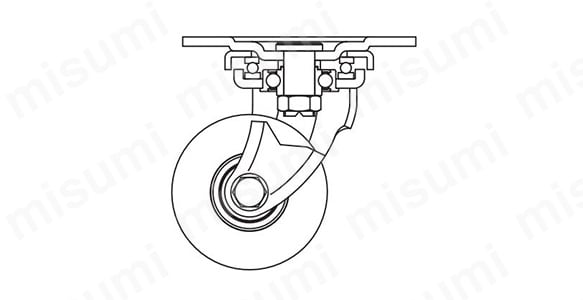  低床超重荷重用キャスター1000 DHJ-LP DHJB-LP 製品仕様1