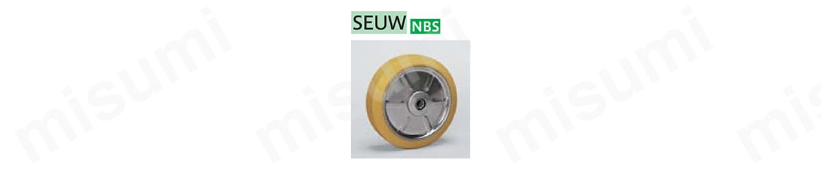 シシク ステンレスキャスター 制電性ウレタン車輪自在ストッパー付 (1個) 品番：SUNJB-150-SEUW - 1