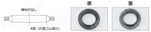 シールワッシャ SWS-A型（頭付ボルト用 内径締め代なしタイプ） 製品仕様1