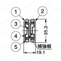 C301-22 | スライドレール 中荷重 フルトラベル 301 | 日本