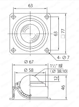 フリーベア K-type 外形図1