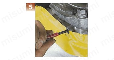 エンジンパーツのねじ山修理に使用する場合5